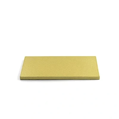 Afbeelding van Decora 0931708 Rechthoekige taartplaat goud cm 20 x 30 1,2 H