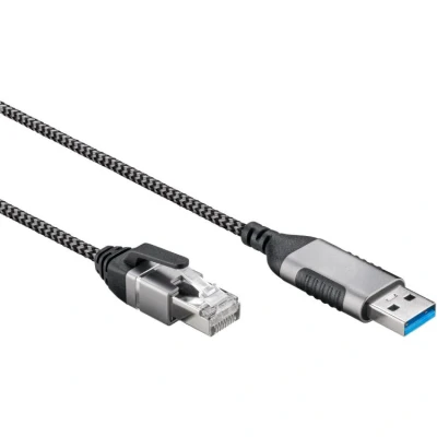 Afbeelding van USB naar RJ45 ethernet slim kabel Goobay