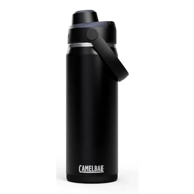 Afbeelding van Camelbak Thrive Chug VSS 20oz geïsoleerde roestvrijstalen fles, houdt je de hele dag gehydrateerd, vacuüm geïsoleerd, zwart, maat: 600 ml