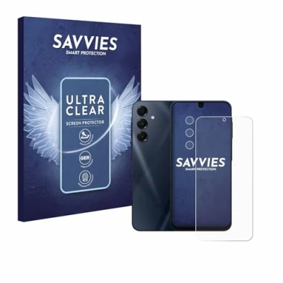 Afbeelding van Savvies Screenprotector voor Samsung Galaxy A16 5G (Voor+Camera) Folie Beschermfolie transparant (18 Stuks)