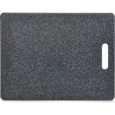 Afbeelding van Zeller snijplanken antraciet kunststof rechthoekig 36 cm snijplank