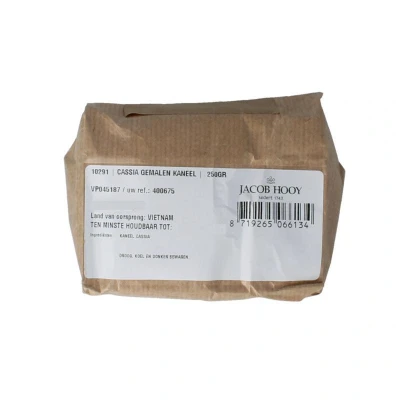 Afbeelding van Jacob Hooy Kaneel Cassia Gemalen 250gr