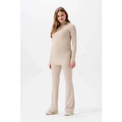 Afbeelding van Zwangerschapsbroek Casual broek flared Heja Light Sand XS