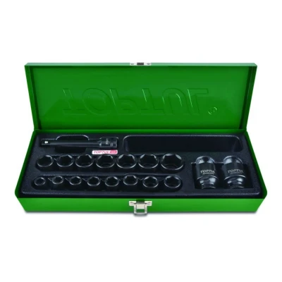 Afbeelding van Contactdoos set TOPTUL 1/2 17 stuks 10 32 mm