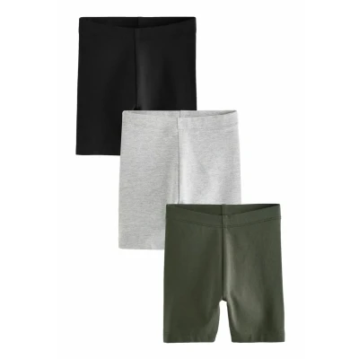 Afbeelding van Next Cycling 3 PACK Regular FIT Shorts Black white voor kinderen, Maat: 74,