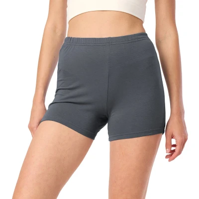 Afbeelding van Merry Style MS MS10 392 LE Dames Leggings Sport Vrijetijdsbroek Hotpants Shorts Boxershorts Kort Katoen Grijs S