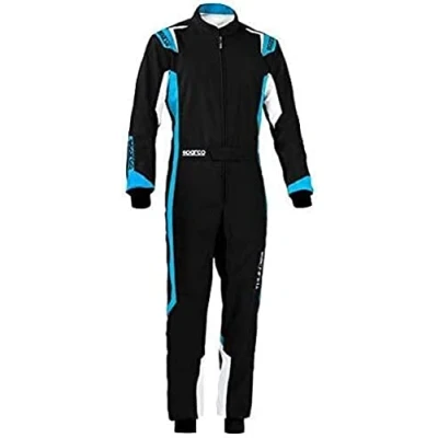 Afbeelding van Sparco 002342NRAZ140 Thunder professioneel kartpak, maat 140, zwart