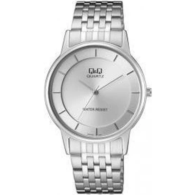 Afbeelding van Q&amp;Q Mooi heren horloge zilverkleurig QA56J201Y