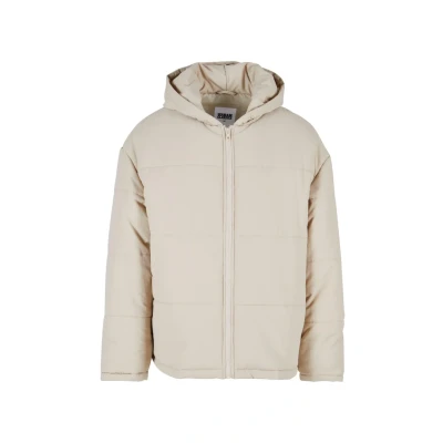 Afbeelding van Urban Classics Hooded Puffer Winterjas, Heren, Maat: Small, Wetsand