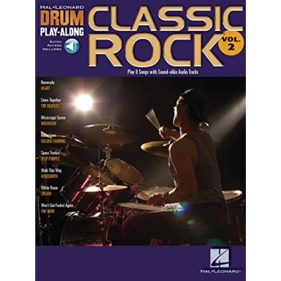 Afbeelding van Hal Leonard Drum Play Along Vol. 2 Classic Rock
