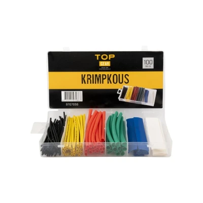 Afbeelding van Krimpkousen set 100 delig (gekleurd)