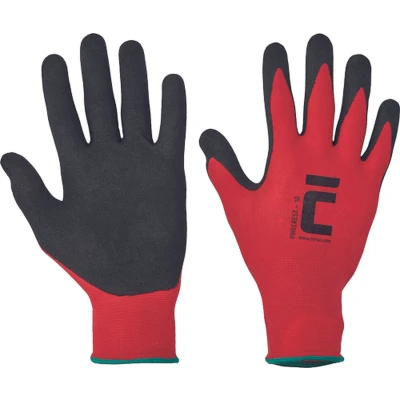 Afbeelding van Cerva FIRECREST nylon/nitril handschoen 01080084 12 stuks Rood 8