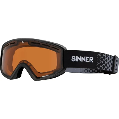 Afbeelding van SINNER BATAWA OTG Matte Black Double Full Gold Green Mirror Cat. S3 Unisex Volwassen Zonnebril, Veelkleurig, One Size