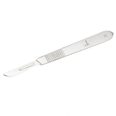 Afbeelding van REMOS Skalpellhalter Nr. 3 rostfreier Edelstahl 12,5 cm passend zu Klingen 10,11,12,15
