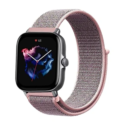 Afbeelding van Niboow 20 mm bandje voor Amazfit GTS 4/GTS 3/GTS 4 Mini/GTS 2 2e/GTS 2/GTS/GTR 42 mm, mannen vrouwen nylon zachte horlogebanden Bip 3 Pro/Bip 3/Bip/Bip S/Bip Lite/Bip U Pro