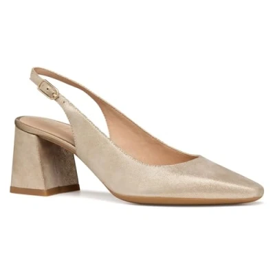 Afbeelding van Geox D Giselda Klassieke pumps, Dames, Maat: 36, Light gold Leer