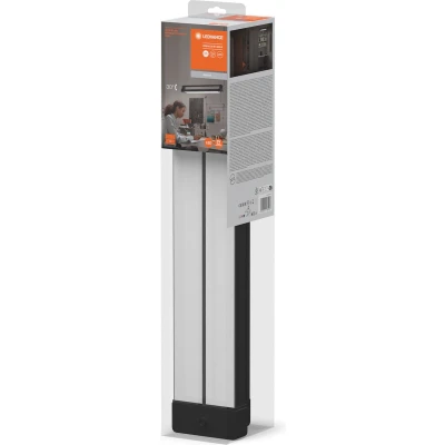 Afbeelding van LEDVANCE Office Line Dubbele draaibare led werklamp, zwart, 24 W, 2700 lm, controlevoeding kaltweide lichtkleur, roterende lampbehuizing, lange levensduur, IP20, 4000 K