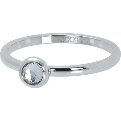 Afbeelding van 1 Zirconia white iXXXi Vulring 2 mm 17 / Silver