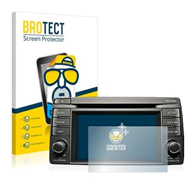 Afbeelding van BROTECT (2 Stuks) Antireflecterende Beschermfolie voor Mazda CX 5 2012 2014 Infotainment System Anti Glare Screen Protector, Mat, Ontspiegelend