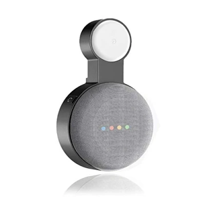 Afbeelding van wandhouder voor Home Voice Assistanten, afdekking kabel van Mini, Google Nest Mini (2e generatie)