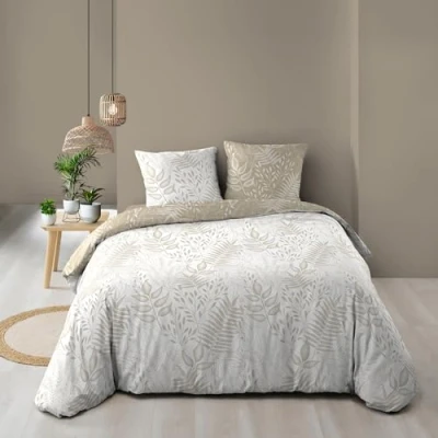 Afbeelding van douceur d&#039;intérieur, 3 delige set (260 x 240 cm), cassia, omkeerbaar, 100% katoen