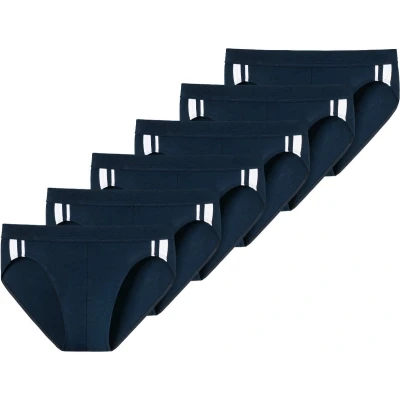 Afbeelding van Schiesser 6ER PACK Slip, Heren, Maat: Medium, Dunkelblau