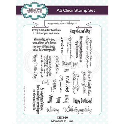 Afbeelding van Creative Expressions Clear stamp Quotes A5 Set van 25 stempels