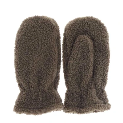 Afbeelding van Unique Living Handschoen Teddy Taupe 23x11cm