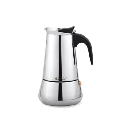 Afbeelding van Maestro MR 1660 4 koffiezetapparaat zilver kopjes