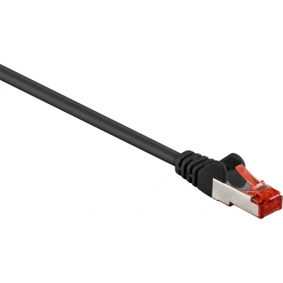 Afbeelding van S/FTP CAT6 Gigabit netwerkkabel / zwart LSZH 30 meter
