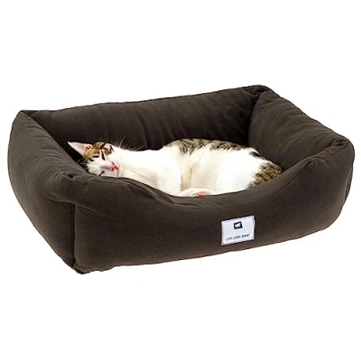 Afbeelding van Ferplast COCCOLO MICROFLEECE 50 Hondenmand, hondensofa, kattenbed, zacht microfleece, wasbaar, grijs