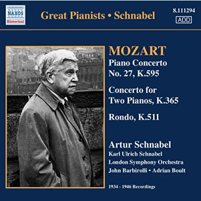 Afbeelding van Schnabel Plays Mozart (CD)