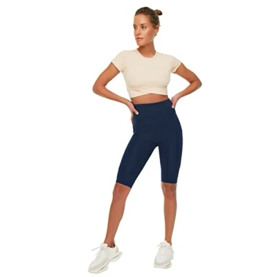Afbeelding van Trendyol TWOAW21TA0064 Volwassenen Vrouwen Single pack Donkerblauw S