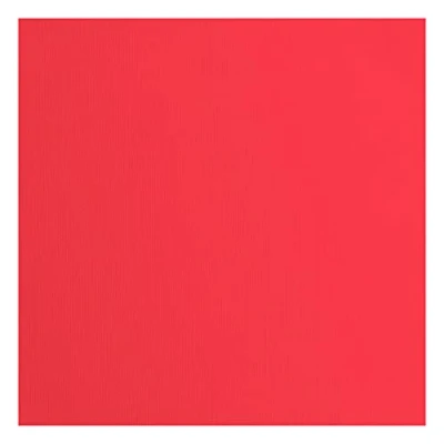 Afbeelding van Vaessen Creative Florence Cardstock papier, rood, 216 gram/m², vierkant, 30,5 x cm, 20 stuks, textuur, voor scrapbooking, kaarten maken, stansen en ander papierhandwerk