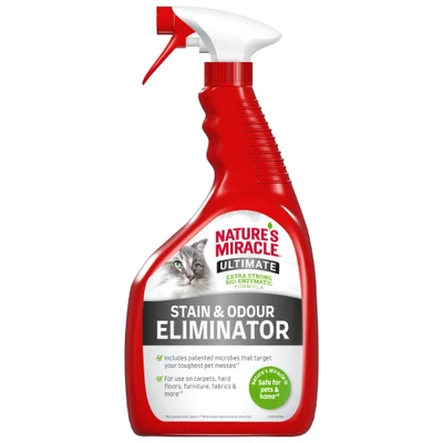 Afbeelding van 946ml Nature&#039;s Miracle Ultimate Cat vlek en geurverwijderaar