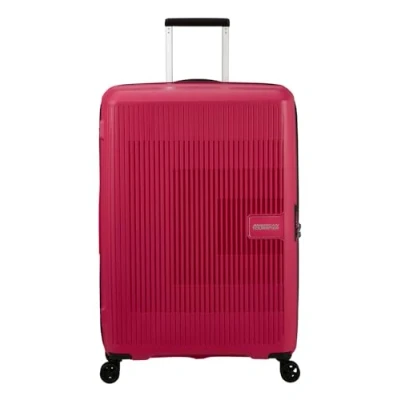 Afbeelding van American Tourister Aerostep Spinner 77 Exp pink flash Harde Koffer