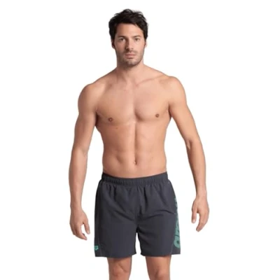 Afbeelding van Arena Fundamentals Zwemshorts, Heren, Maat: 3XL, Asphalt water
