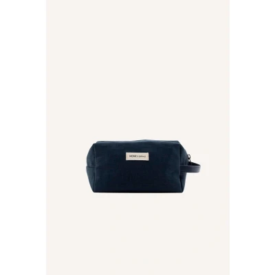 Afbeelding van Monk &amp; Anna Toiletry Bag Linnen Midnight
