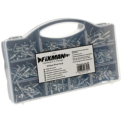 Afbeelding van Fixman Klinknagel Assortiment 650 delig