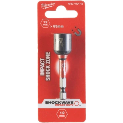 Afbeelding van Milwaukee Accessoires Slagdop Magnetic SHOCKWAVE™ HEX12 x 65 mm 4932492442