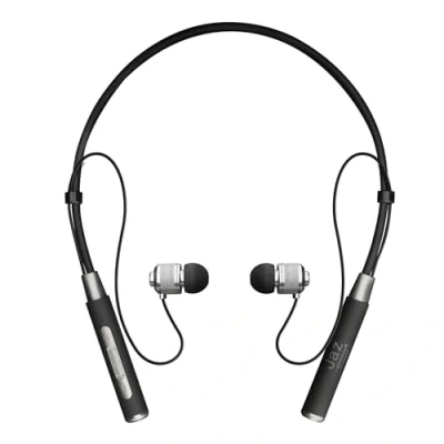 Afbeelding van SBS JAZ Spirit stereo hoofdtelefoon, draadloos, V.5.0 met metalen afwerking, flexibele nekband, multifunctionele toetsen voor muziek en oproepen