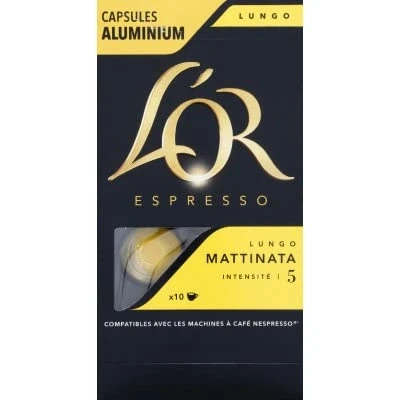 Afbeelding van Koffiecapsules L&#039;OR MATTINATA, 10 st.