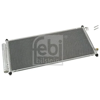 Afbeelding van FEBI BILSTEIN 188559 Condensor Airco Met droger 320mm R134a HONDA: Jazz Hatchback (GD, GE3, GE2) 1.2 i DSI, 1.5, 1.4 LX Flex, iDSI