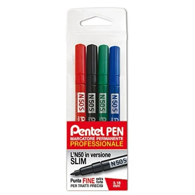 Afbeelding van Pentel N50S permanent marker Slim gesorteerd