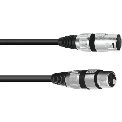Afbeelding van Omnitronic xlr kabel 3pin 20m bk