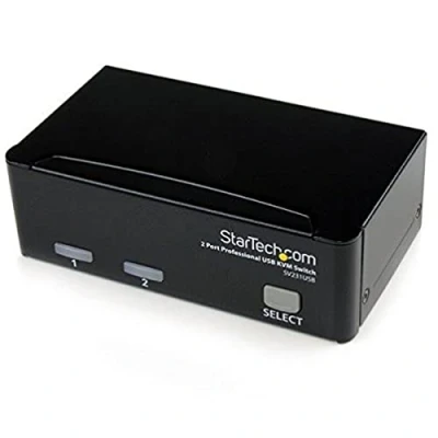 Afbeelding van Brodit 2 Port VGA USB KVM switch incl. kabel