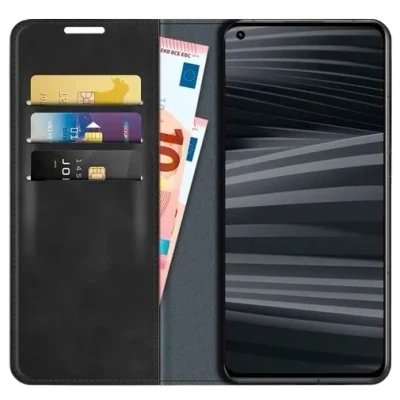 Afbeelding van Just in Case PU leer Book Zwart Realme GT2 Pro