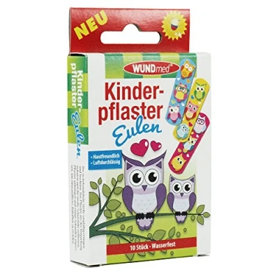 Afbeelding van Kinderpleisters met uilen 10 stuks