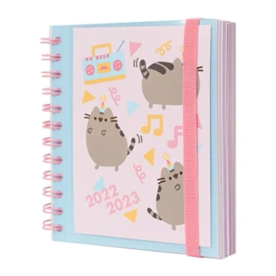 Afbeelding van Grupo Erik AEEDPM2213,Officiële Pusheen Schoolagenda 2022 2023 Dagagenda 11 Maanden 1 Dag Per Pagina Planner Afsprakenplanner Dagboek Dagelijkse