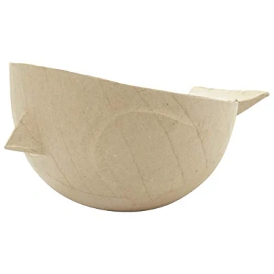 Afbeelding van Décopatch HD051C watertrog vogels (van papier maché, maat M, 15 x 12 7,8 cm, om te personaliseren) 1 stuk natuur